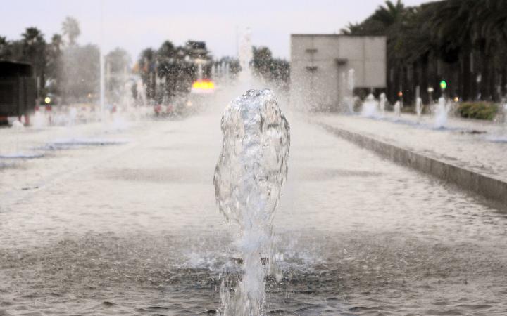 Fonteinen op de boulevard van Salou