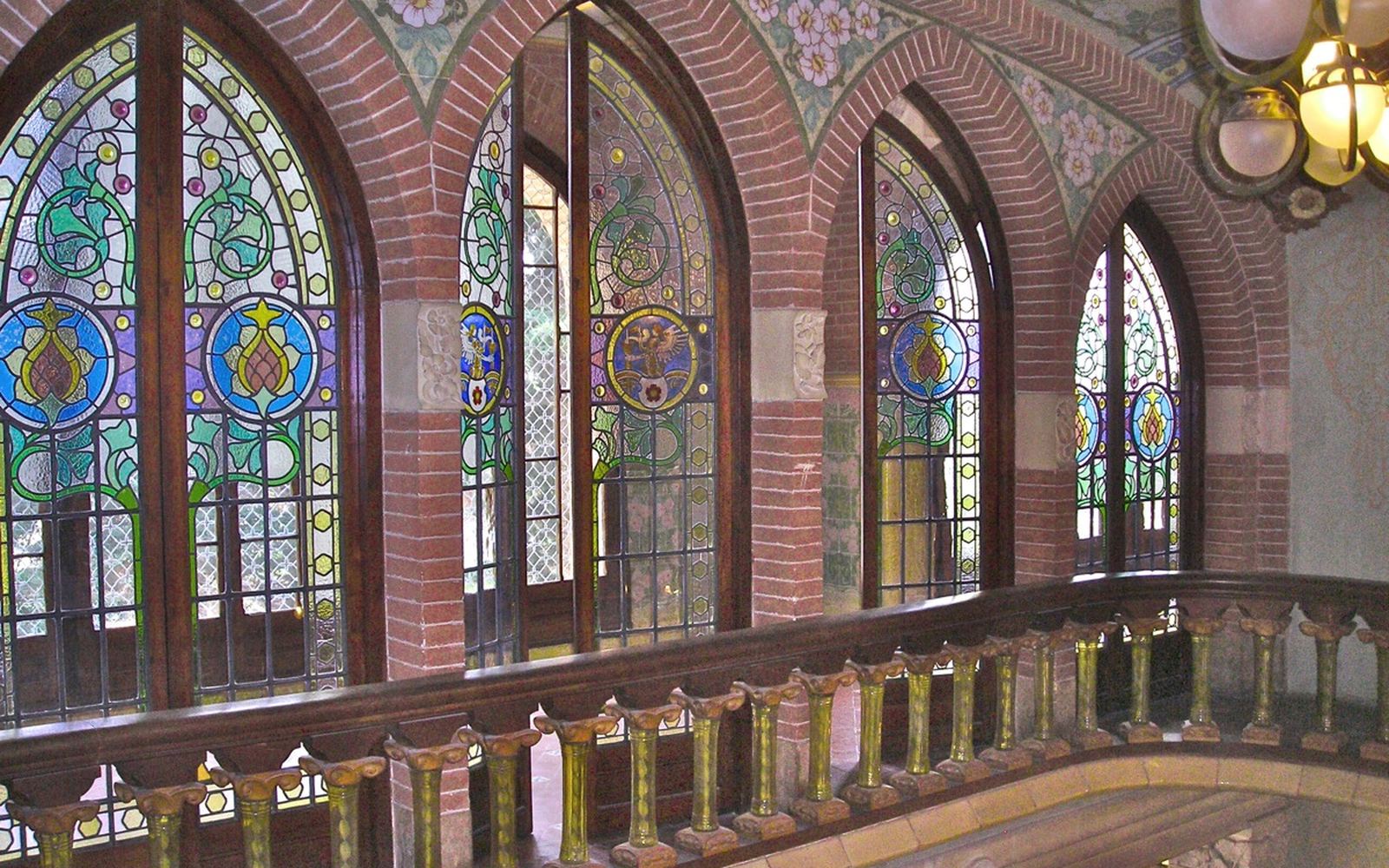 Een van de modernistische paviljoens van het Institut Pere Mata in Reus